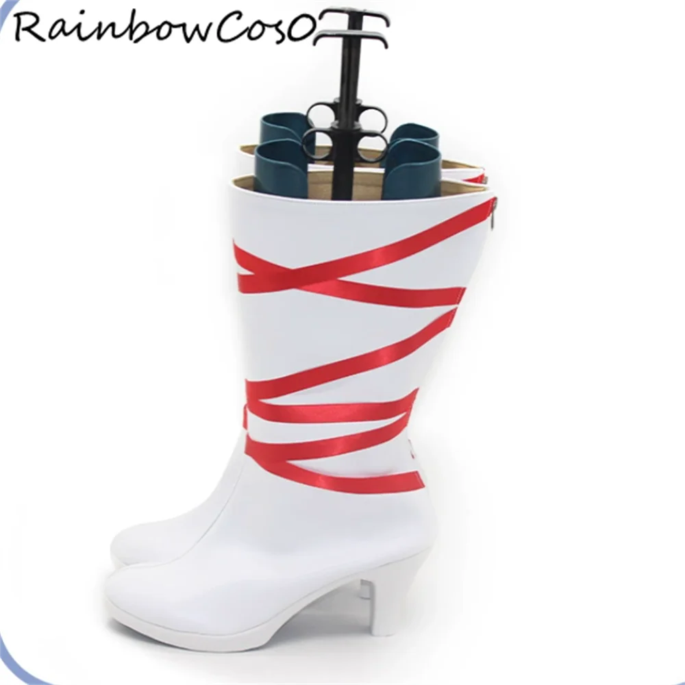 Kusakabe Maron Kaitou Jeanne Kamikaze Phanto Обувь для косплея Сапоги Игра Аниме Хэллоуин Рождество