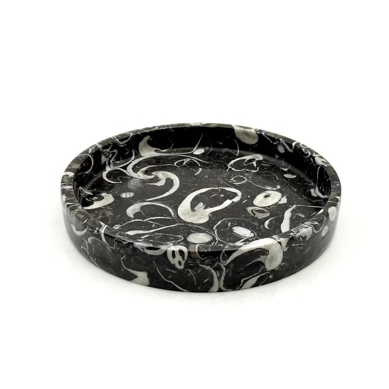 

Wholesale 20pcs Customized Size Black Marble Serving Tray For Home Decoration
