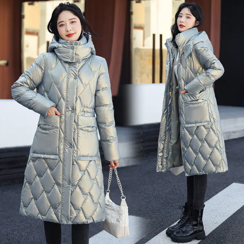 Winter Women's Cold Coat Parkas Super Hot Coats Hooded Long Cotton Padded Jacket Jackets Womens Winter Clothing 2022 Fashion