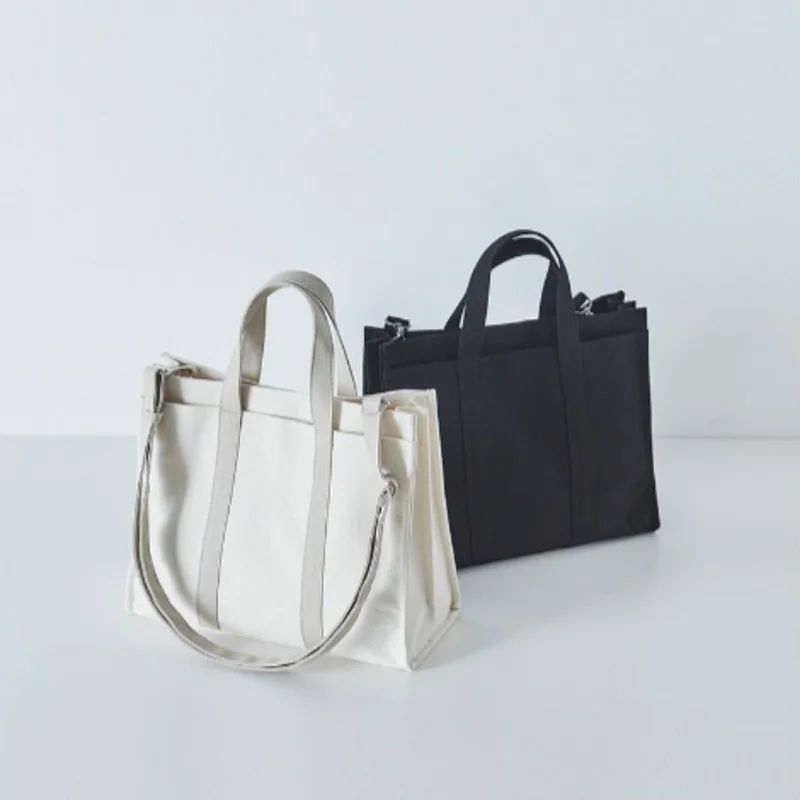 

Холщовая Сумка для студентов, модная деловая сумка через плечо большой вместимости с несколькими отделениями