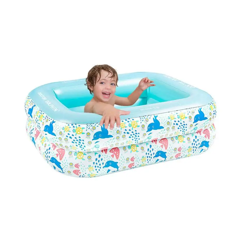 

Children's Paddling Pool Kiddie Swimming Pool Outdoor Small Inflatable Pool With Storage Bag For Kids/Girl/Boy Beach