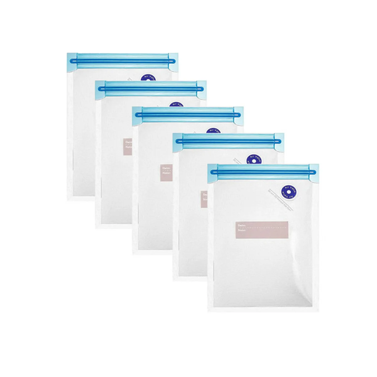 

5 шт., Многоразовые Пакеты для вакуумного насоса, 22 х21 см