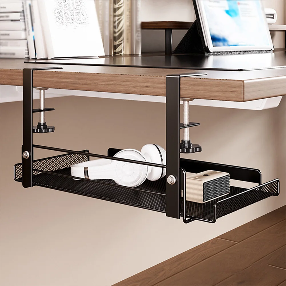 Сверхпрочный Металлический Органайзер Для Кабелей Настольный Шнуров Под Столом