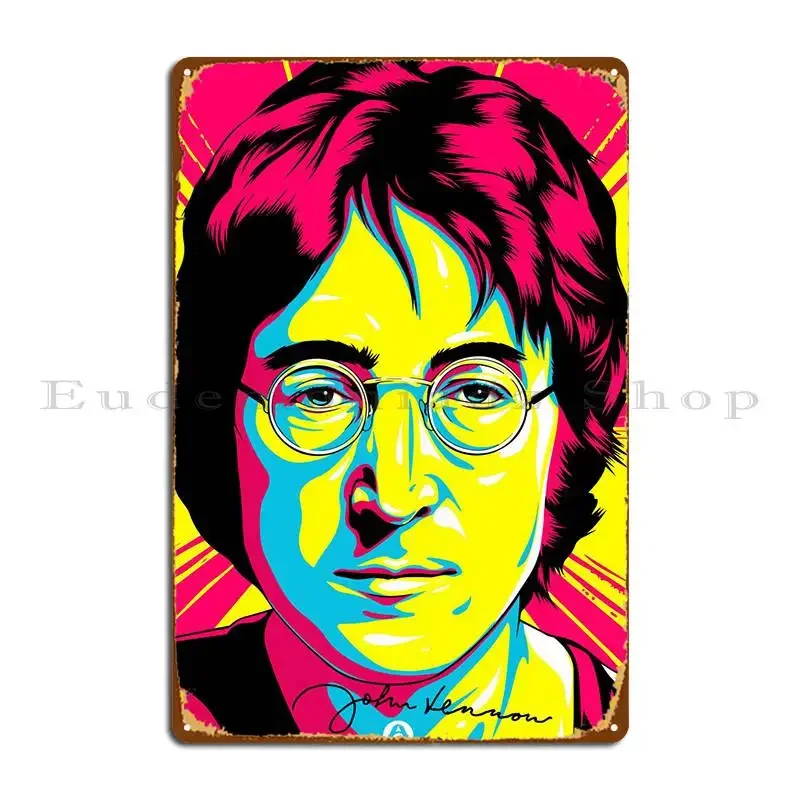 Металлический знак Джона забавный дизайн персонаж гаража настенный декор