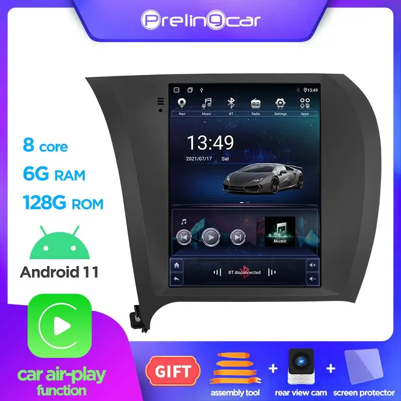 

For Kia Cerato K3 Forte 2013-2017 For Tesla Style Vertical Screen Android 10 Car Radio Multimedia Video Player Navigation GPS