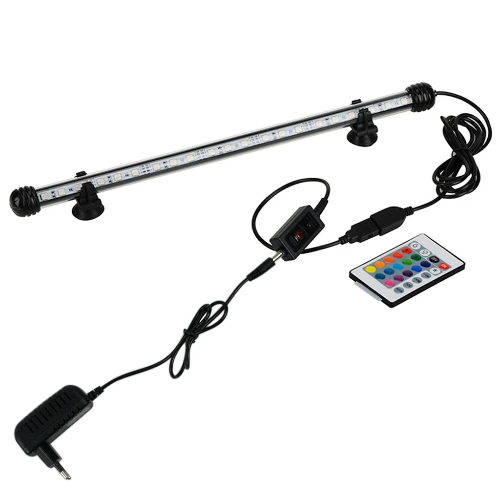 

Aquarium Dimmable RGB Light Waterproof Underwear Bar Lamp Remote Control Aquarium Atmosphere Light