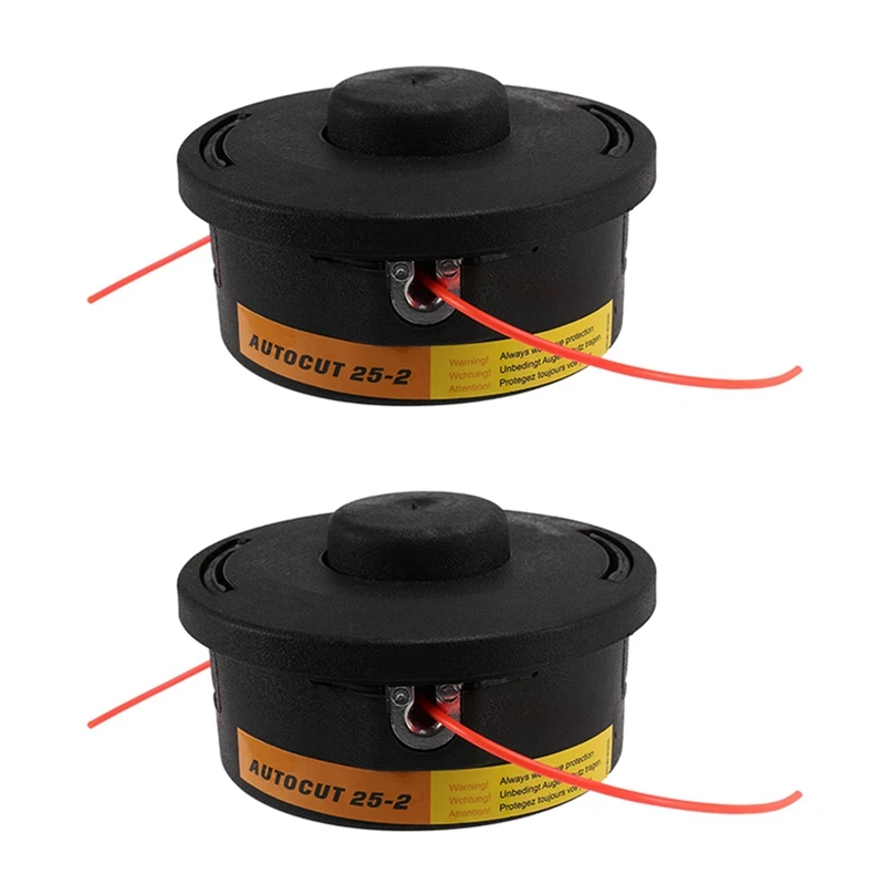 

New 2X Trimmer Head For Stihl FS55 FS56 FS66 FS76 FS90 Rep 4002 710 2168 25-2 Lawn Mower Accessories