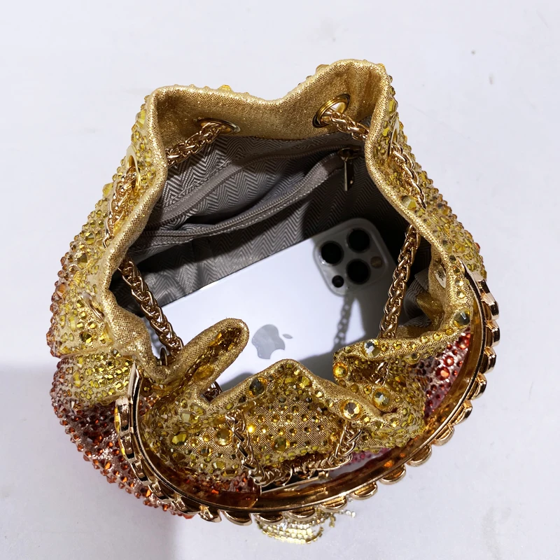 Мини-вечерние сумки-ведра для женщин роскошные дизайнерские сумки и кошельки