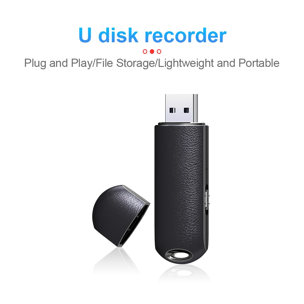 

Mini Voice Activated Recorder USB Flash Drive Recorder Professional Digital Voice Recorder Audio Recording Dictaphone 8G/16G/32G