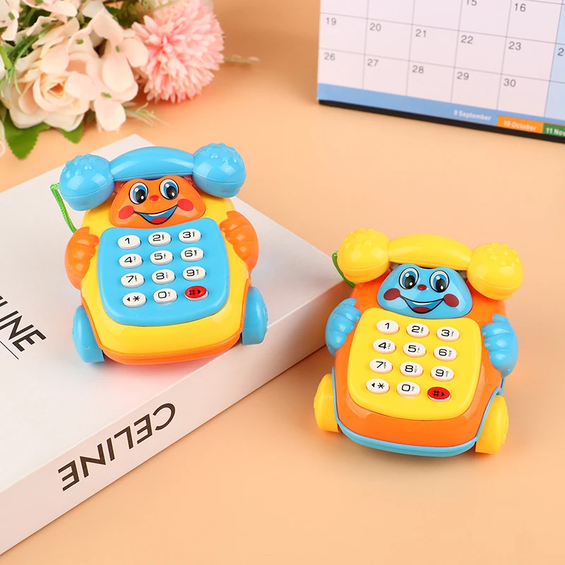 

Cartoon Music Telephone Toys Simulation Mobile Phone Children Puzzle Early Learning Toy Develop Intelligence Education Gift
