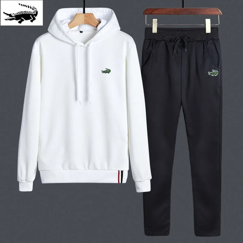 

Брендовый костюм-свитер, Женская Толстовка на весну и осень 2023, повседневный свободный свитер и брюки, комплект из двух предметов