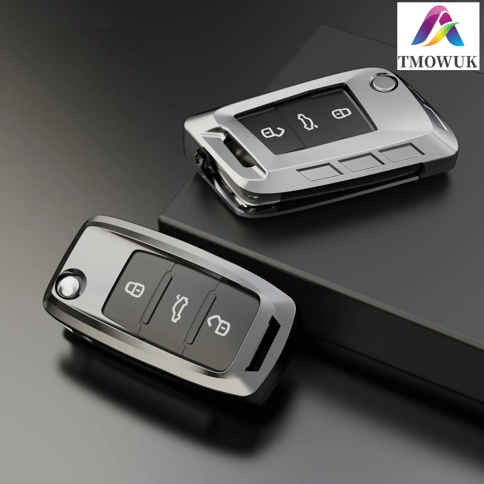 

for Volkswagen VW POLO Tiguan Passat B5 B6 B7 Golf EOS Scirocco Jetta MK6 Octavia Accessories Zinc Alloy Key Cover Case