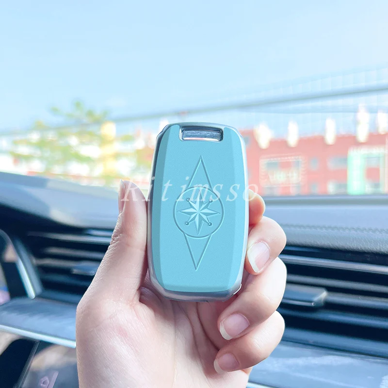 Высококачественный чехол для автомобильного ключа из ТПУ Kia Rio 3 K2 Ceed Cerato K3 Sportage 4