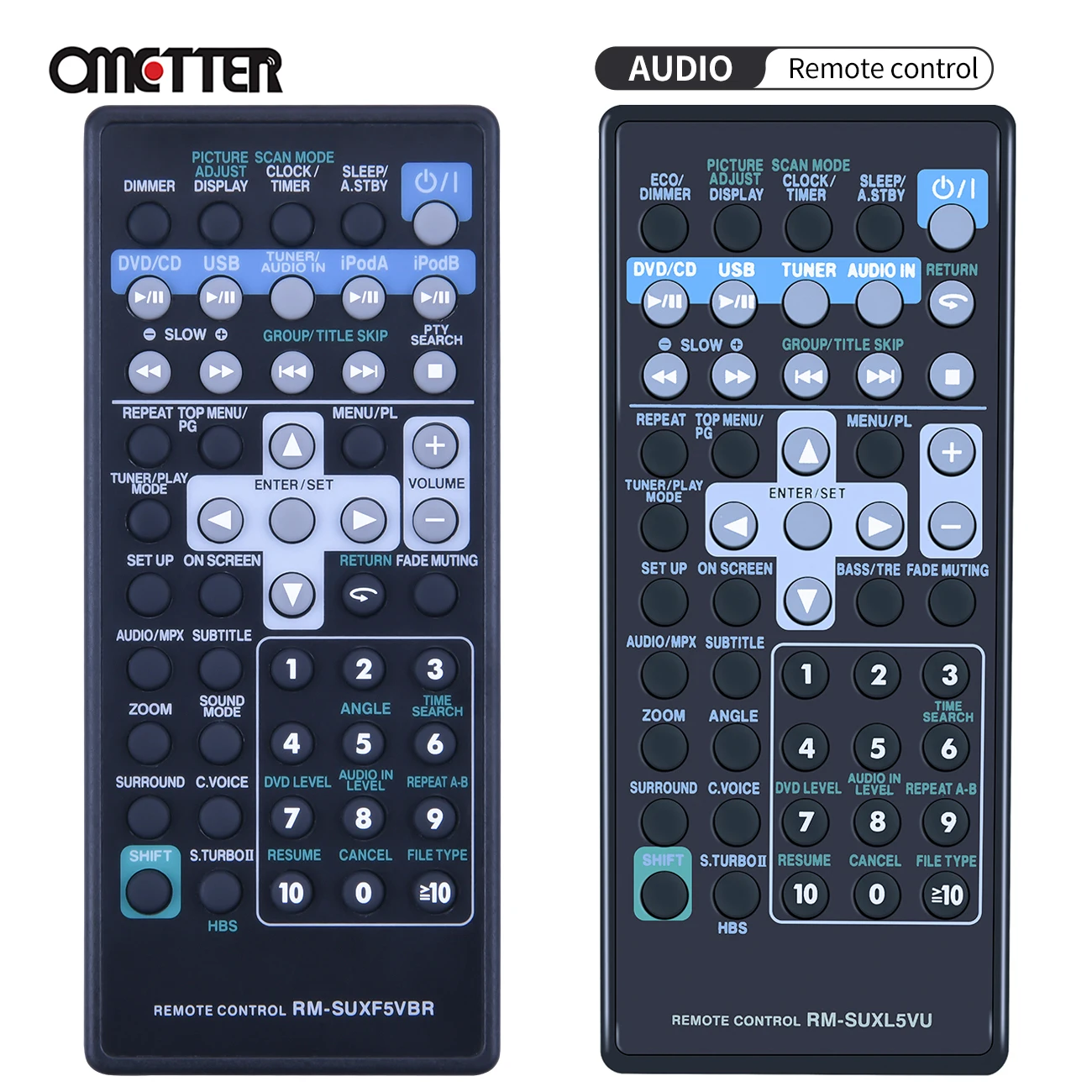 

New For JVC Audio / Video Players Remote Control RM-SUXF5VBR RM-SUXL5VU