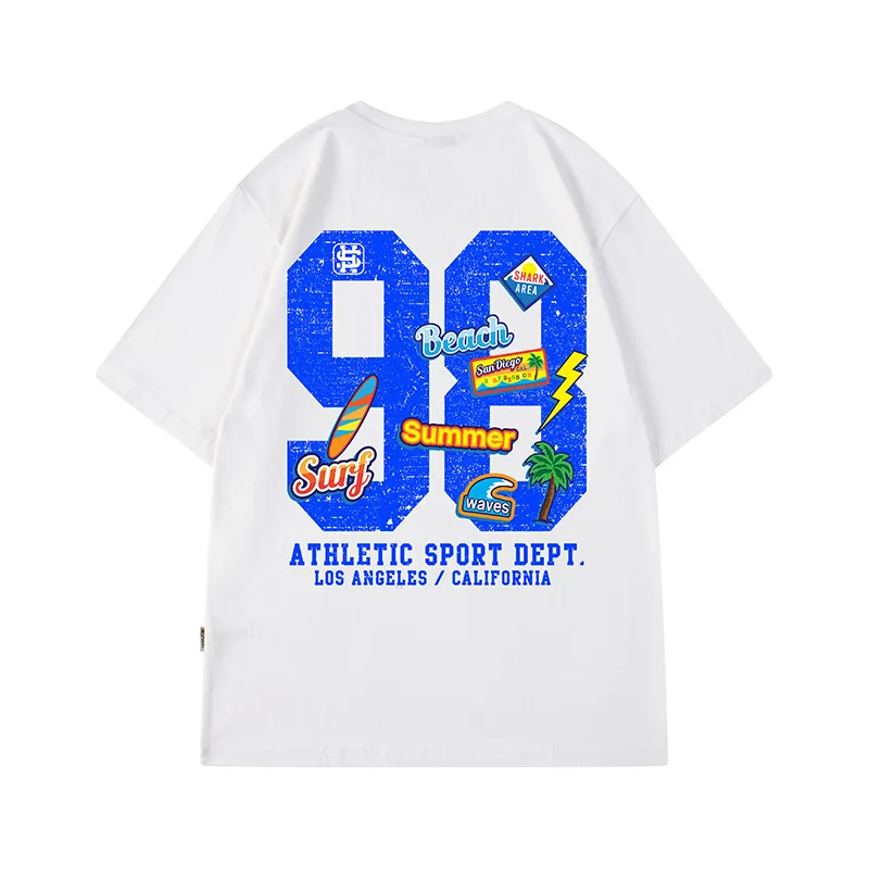 

BYUAN 2023 New Large Men's Popular Short Sleeve T-shirt