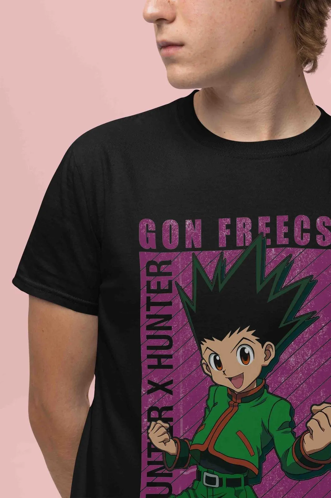 Фото Футболка Hunter x Hunter с Гоном Фриксом, футболка с Килуа, топ HxH, футболка с Хисокой, унисекс, аниме. №2