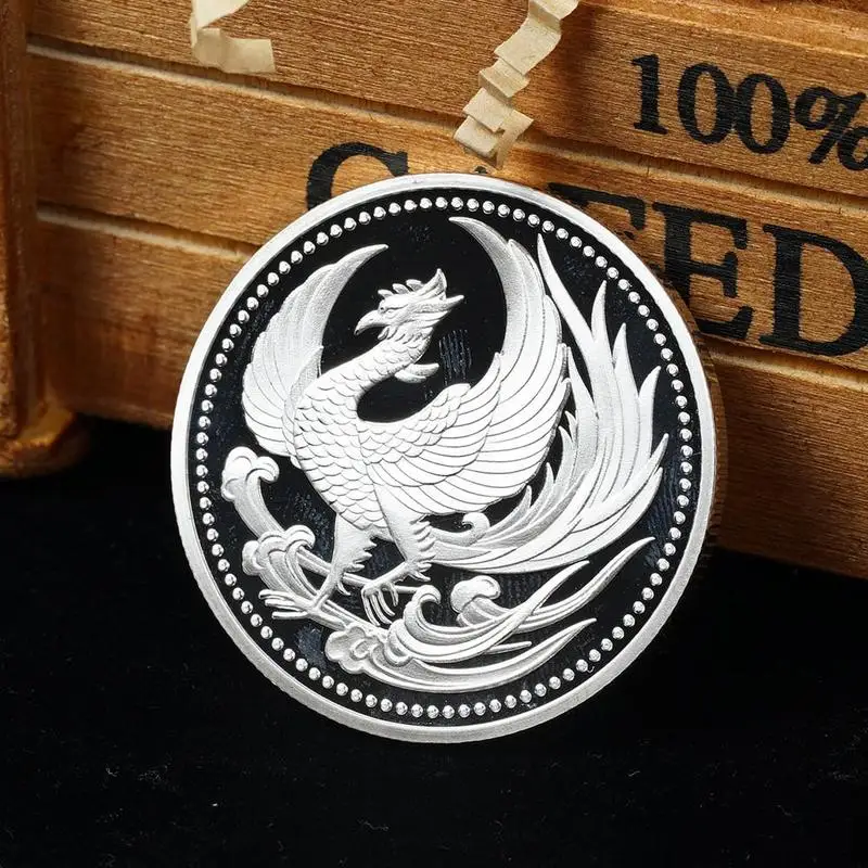 

Японская модель, Феникс, Ливерпуль, серебряные монеты с покрытием, сувенирные монеты в подарок