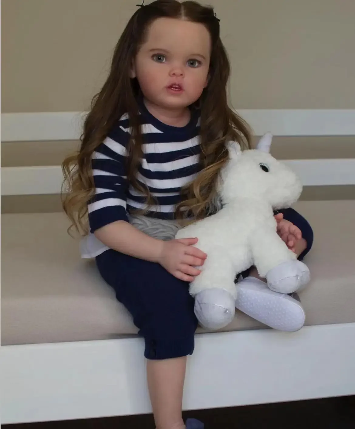 Индивидуальная ограниченная поставка 32-дюймовая кукла Reborn Baby Doll Cressida с