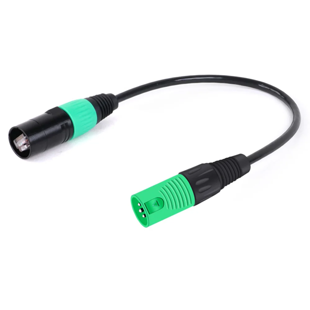 Кабель-переходник XLR к RJ45 пластиковый корпус 3-контактный удлинительный кабель