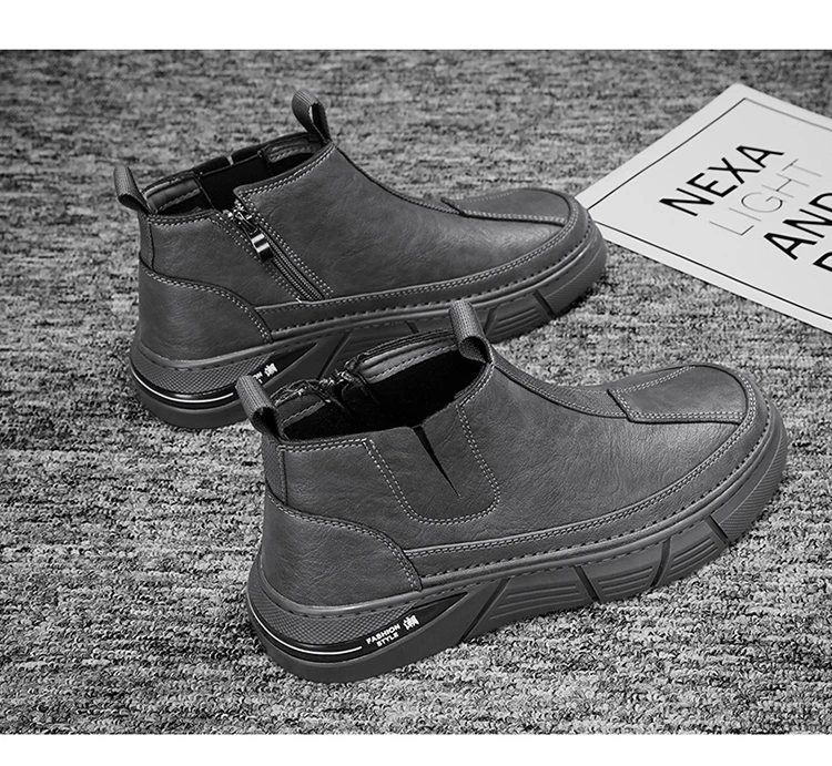 Мужские модные рабочие ботинки в британском стиле Новинка осени 2023 повседневные
