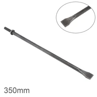 350mm hard 45 steel solid long air chisel impact head support pneumatic tools for cutting rusting removal