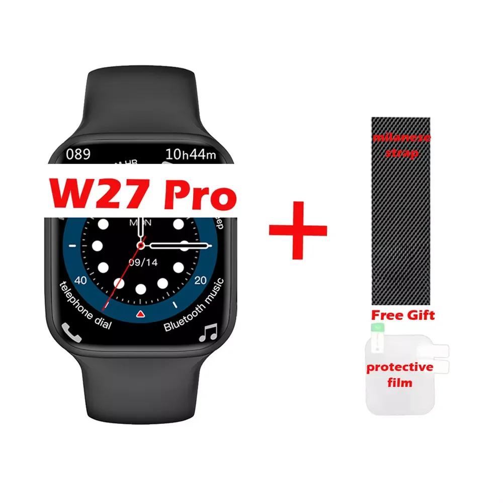 

Iwo W27 PRO Smart Watch Men Bluetooth Call Wireless Charging Sleep Monitor Women Smartwatch Pk DT100 HW16 X8 MAX Smart Watches