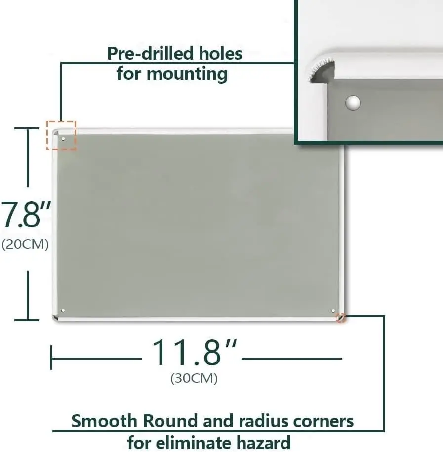 Жестяной знак-Держите вдали или ввод-искусственный знак в качестве подарка