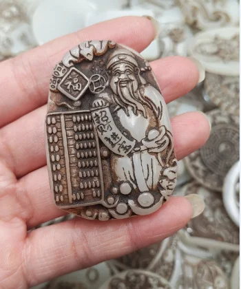 

Hot Selling Natural Hand-carve Antique Jade Necklace Pendant Fashion Jewelry Accessories Men Women Luck Gifts