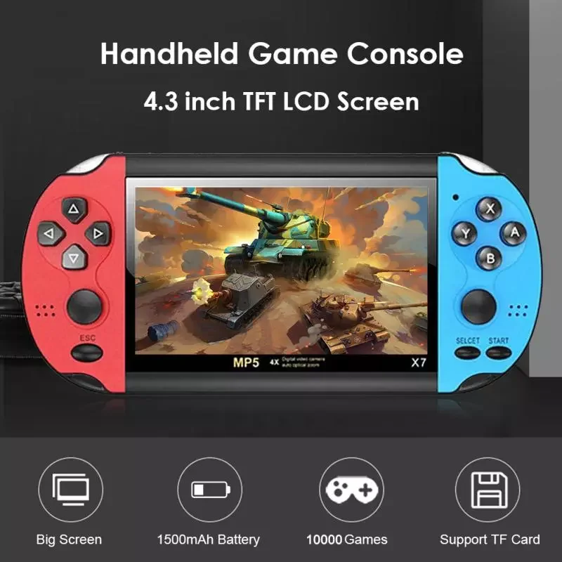 

NEW2023 Portable Handheld Retro Video Game Consoles Gaming Mini Arcade Videogames Machine Player Emulator Smart Hand Held Family