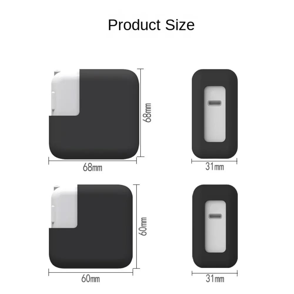 Чехол для адаптера питания 30 Вт/45 Вт Новый противоударный Силиконовый Эластичный