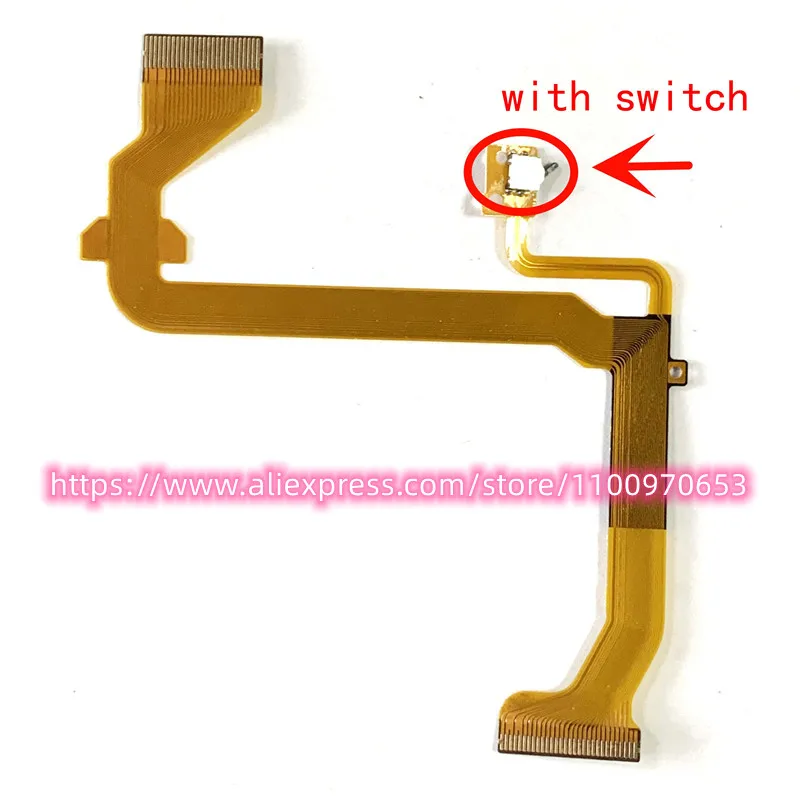 Новый ЖК-дисплей гибкий кабель для цифрового фотоаппарата Panasonic NV-GS17 GS19 GS21 GS25 GS28 GS31 GS35 DV Камера запасная часть для ремонта с микро переключатель