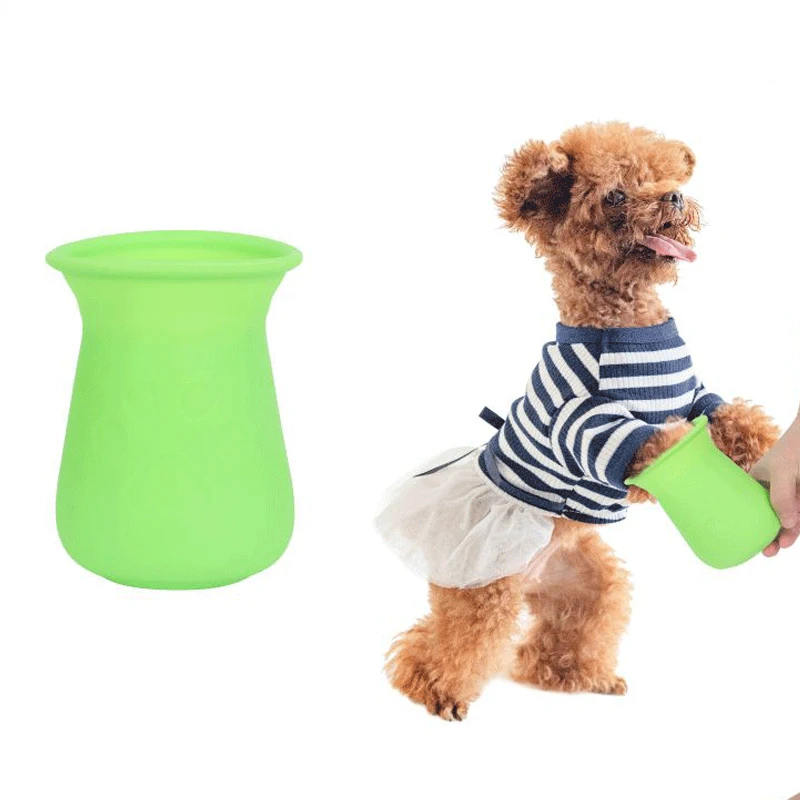 Tbelix Dog Paw Cleaner Cup Soft Silicone Foot Clean Brush Portable Pet Dogs Dirty Foot Wash Foot Cleaning Bucket Foot Wash Tools images - 6
