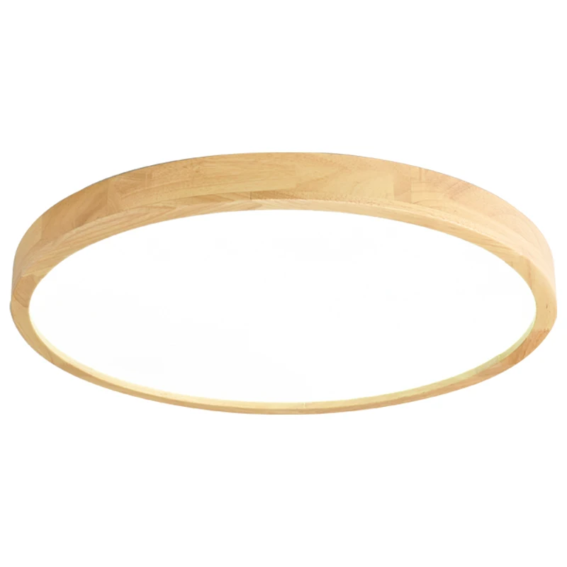 $14.22 Modern Led Ceiling Light Solid Wood Nordic Corridor Aisle Balcony Ultra-thin Bedroom Living Lighting Fixture Round Decor Lamp