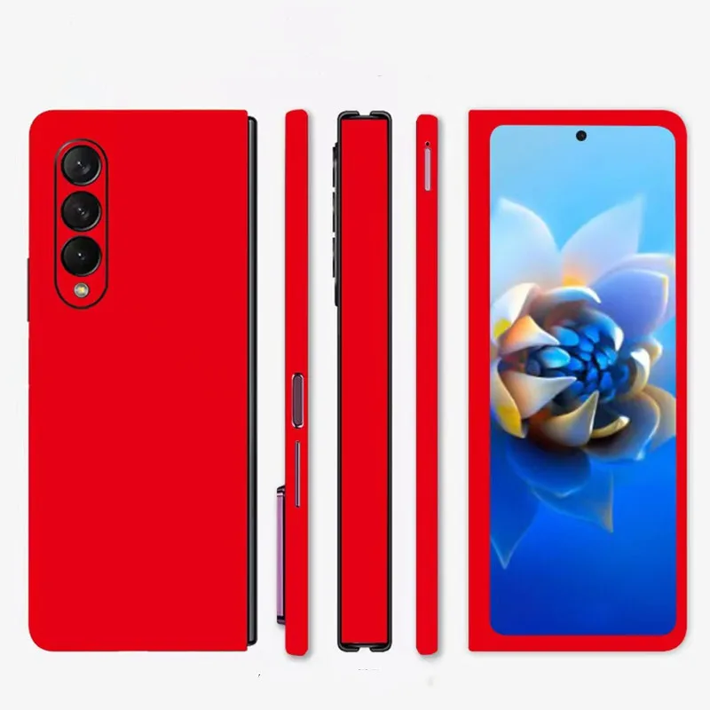 Full Body 3M Protective Film for Samsung Galaxy Z Fold 3 Matte Stickers Skin Cover for Galaxy Z Fold 4 Around Borders and Back