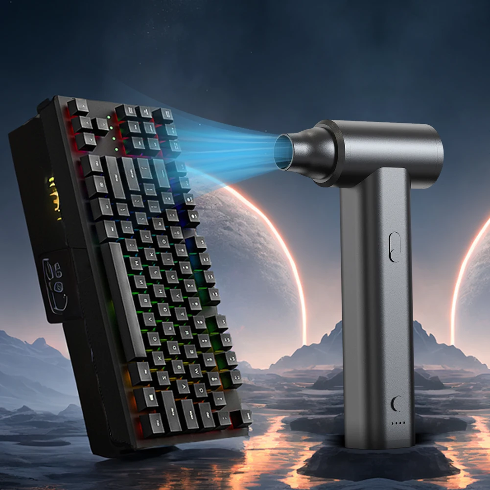 Мини-вентилятор турбовентилятора 120000 PRM 2 в 1 воздуходувка и пылесос