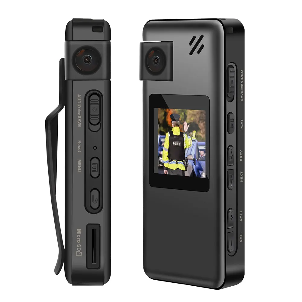 

A32 Body Camera Digital Mini Full 1080P Screen Magnetic Night Vision BikeCam Sports DV Support 128GB TF Card
