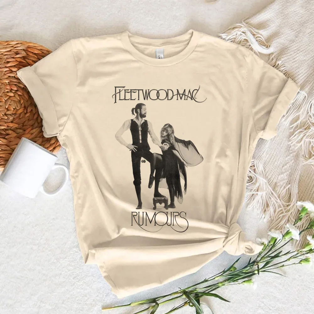 Фото Футболка Rumours Fleetwood Mac, женская уличная футболка с рисунком, женская одежда 2000-х годов №2