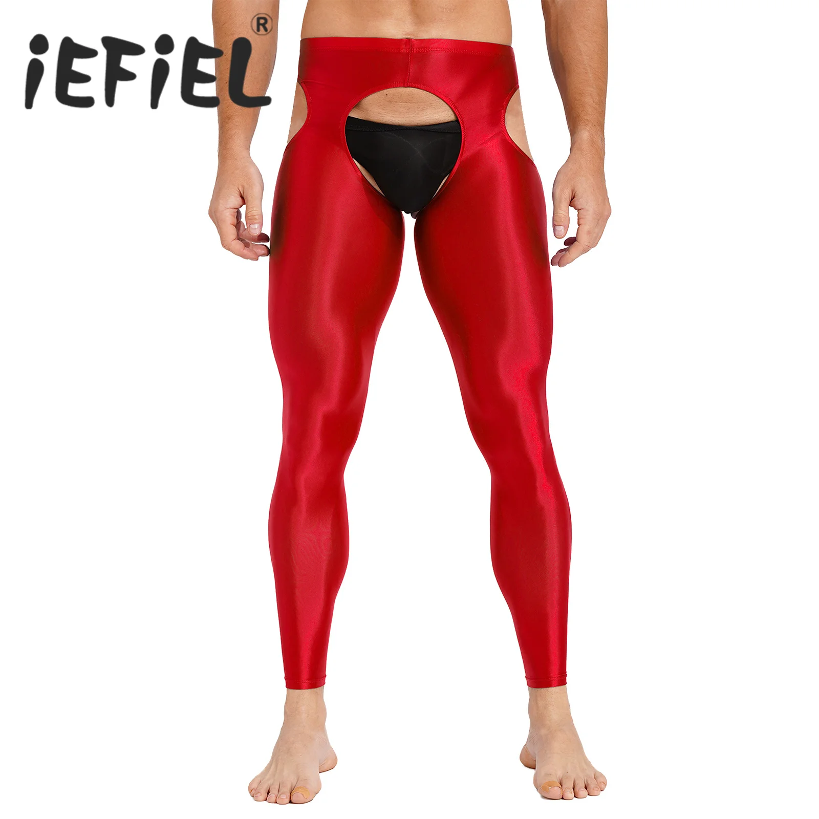 Мужские сексуальные леггинсы колготки ажурные тянущиеся экзотические брюки с