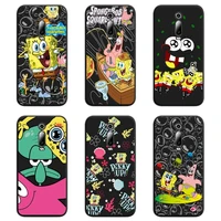 cartoon spongebob best friends phone case for redmi 9a 8a 7 6 6a note 10 9 8 8t pro max redmi 9 k20 k30 k40 pro