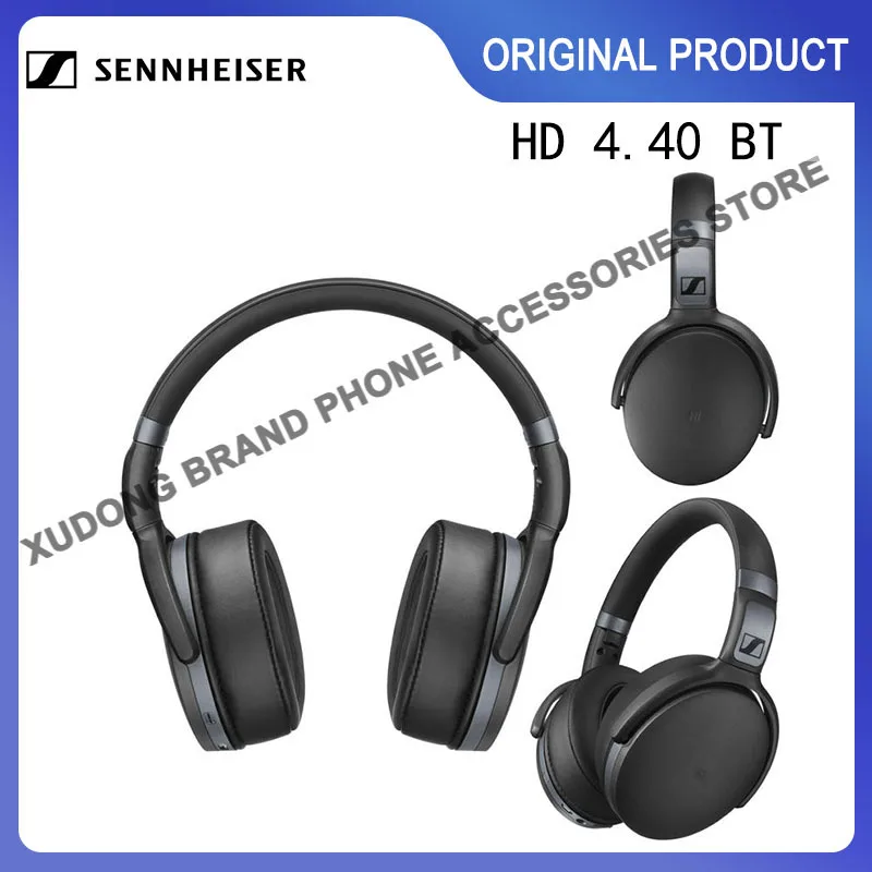 

Original Sennheiser HD 4.40BT Wireless Bluetooth Headphones Over Ear Headset HD4.40 BT Noise Cancelling Gaming Earphone Mic