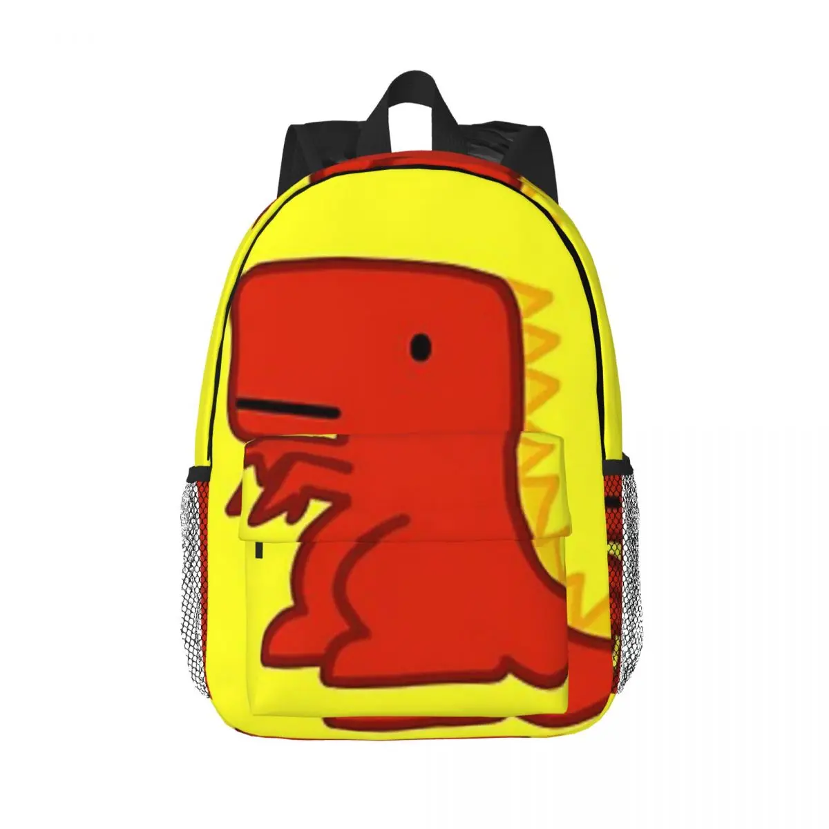 

Милый маленький красный рюкзак с динозавром T-Rex, сумка для книг для мальчиков и девочек, модные школьные ранцы для учеников, дорожный рюкзак, сумка на плечо, большая емкость