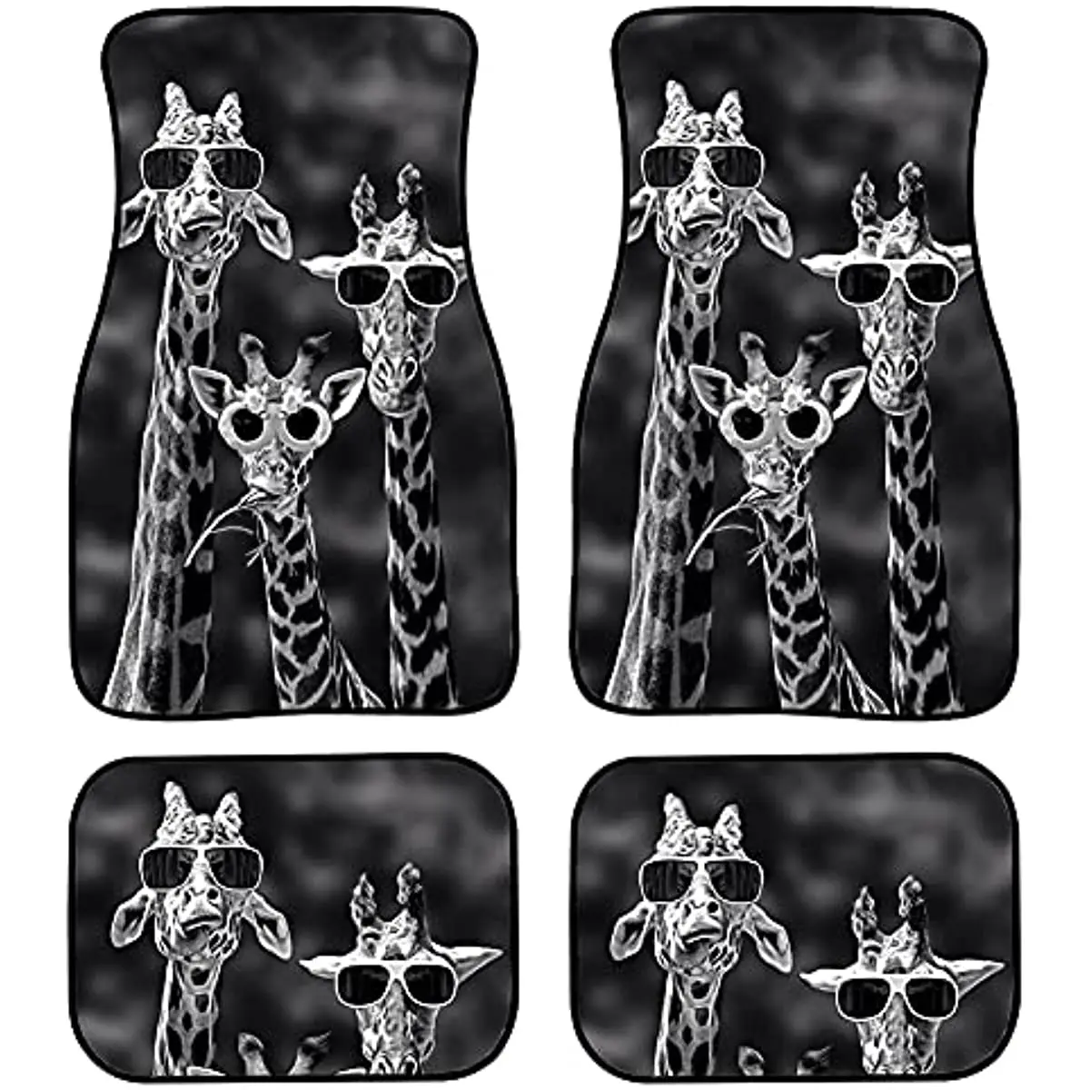 

Suobstales Cool Giraffe Auto Floor Mat Washable Car Carpet, Antislip Rubber Car Floor Mats Easy Install Auto Floor Mat for Car S
