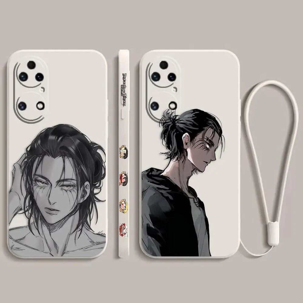 

Japan Anime A-Attack O-On T-Titan Case For Huawei P50 P50E P40 P30 P20 P10 Mate 40 40E 30 20 20X 10 Pro Plus Lite 4G 5G Cover