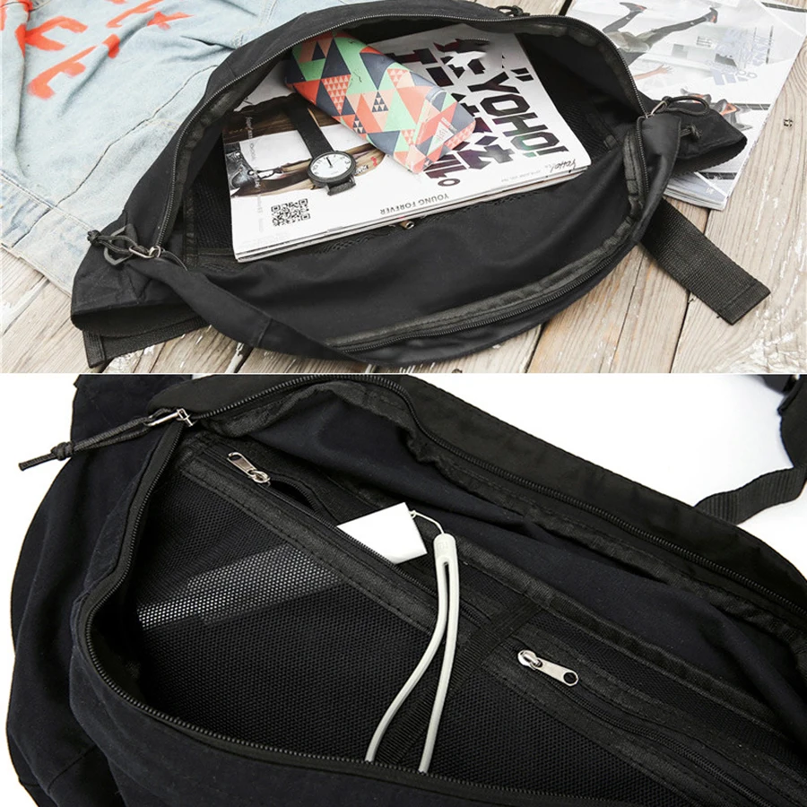 Вместительная женская Фотосумка блестящая поясная сумка унисекс в стиле хип-хоп