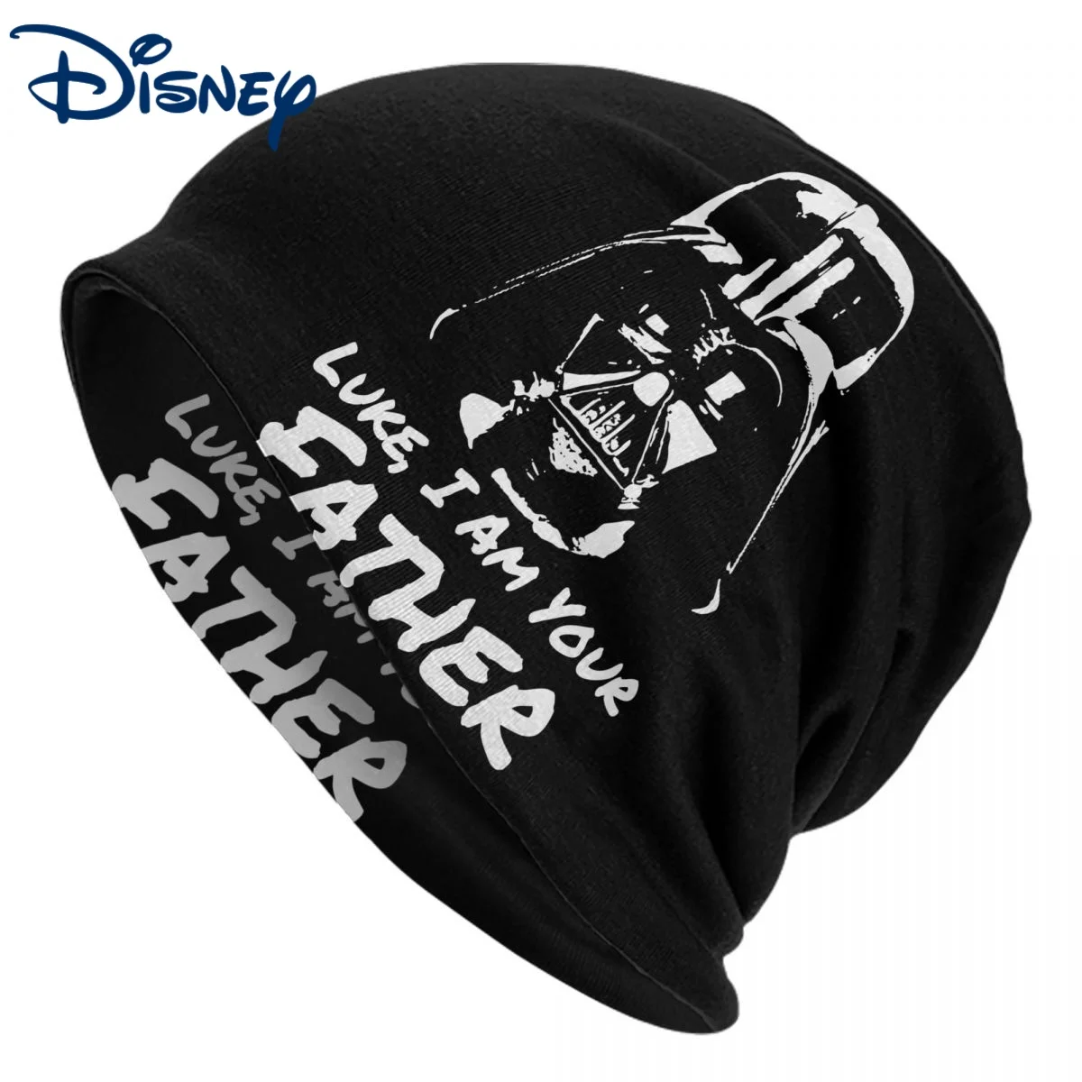 

Star Wars Fathers Day Darth Vader Bonnet Hats Autumn Winter Street Skullies Beanies Hat Disney for Men Women Warm Dual-use Cap