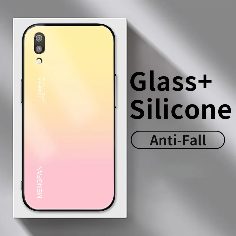 

Light -colored Gradient Case for Samsung Galaxy M10 M21 M23 F23 F13 M13 M30 M30S M31 M31S M51 M52 M53 M62 F62 Tempered Glass