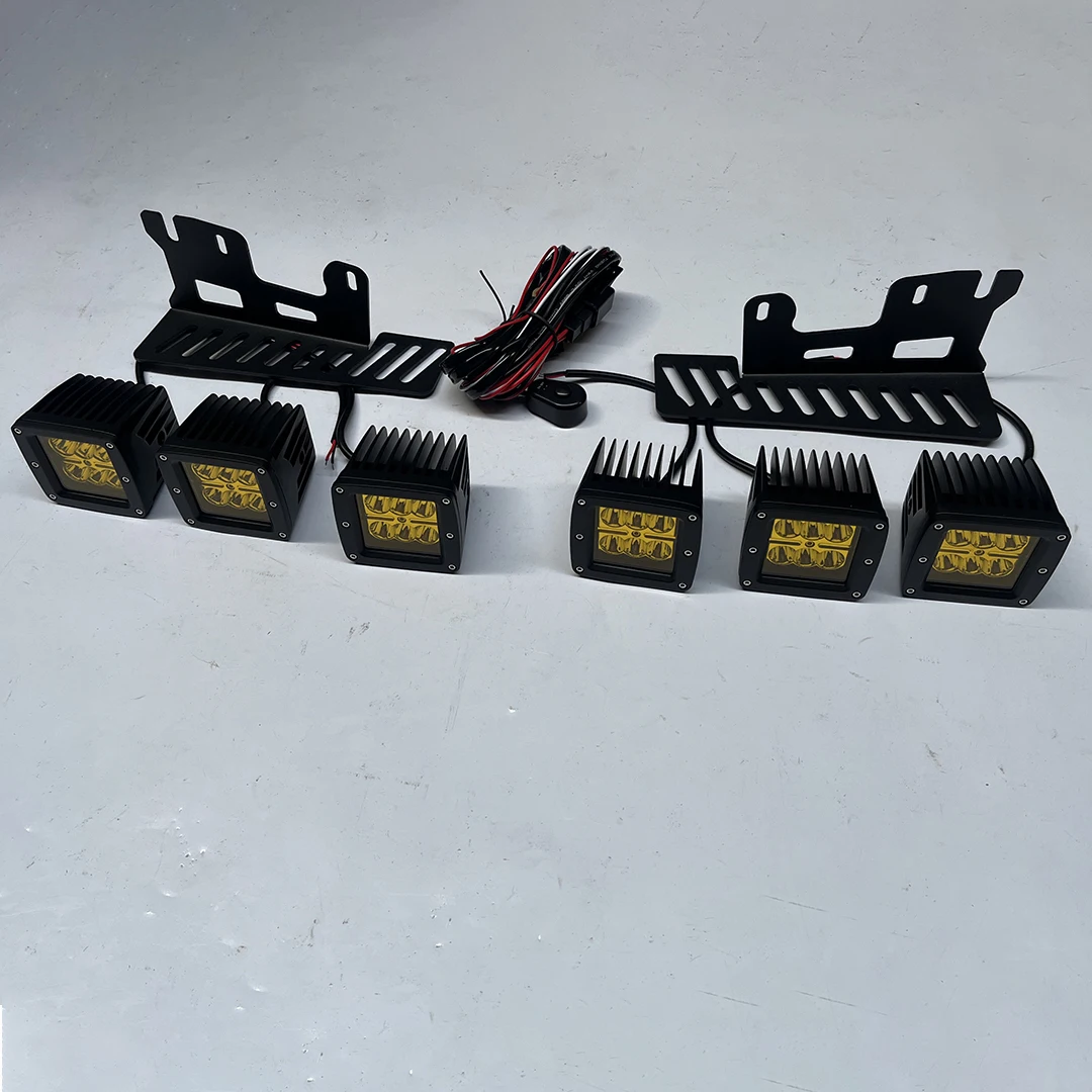 Подходит для FORD F150 SVT Raptor 2022 желтые светодиодные противотуманные фары Ford