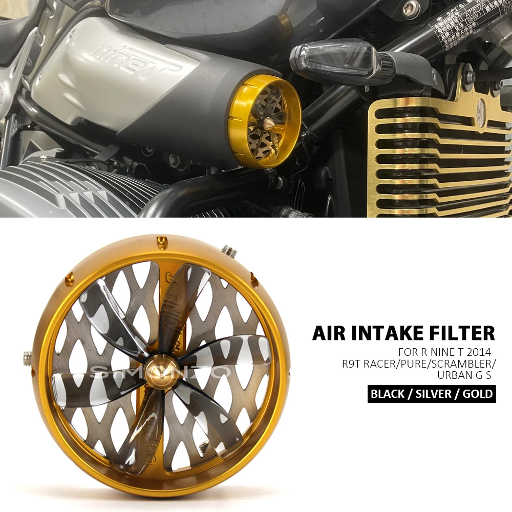 

RNINET Air Intake Filter Mesh Cover Guard For BMW R NINE T RnineT Pure Racer Scrambler Urban G/S Motorcycle R9T Inlet Pipe Cover