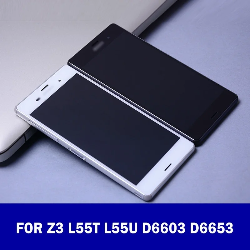 

Suitable for Sony Z3 L55t/L55u D6653/D6603 screen assembly LCD touch screen display inside and outside