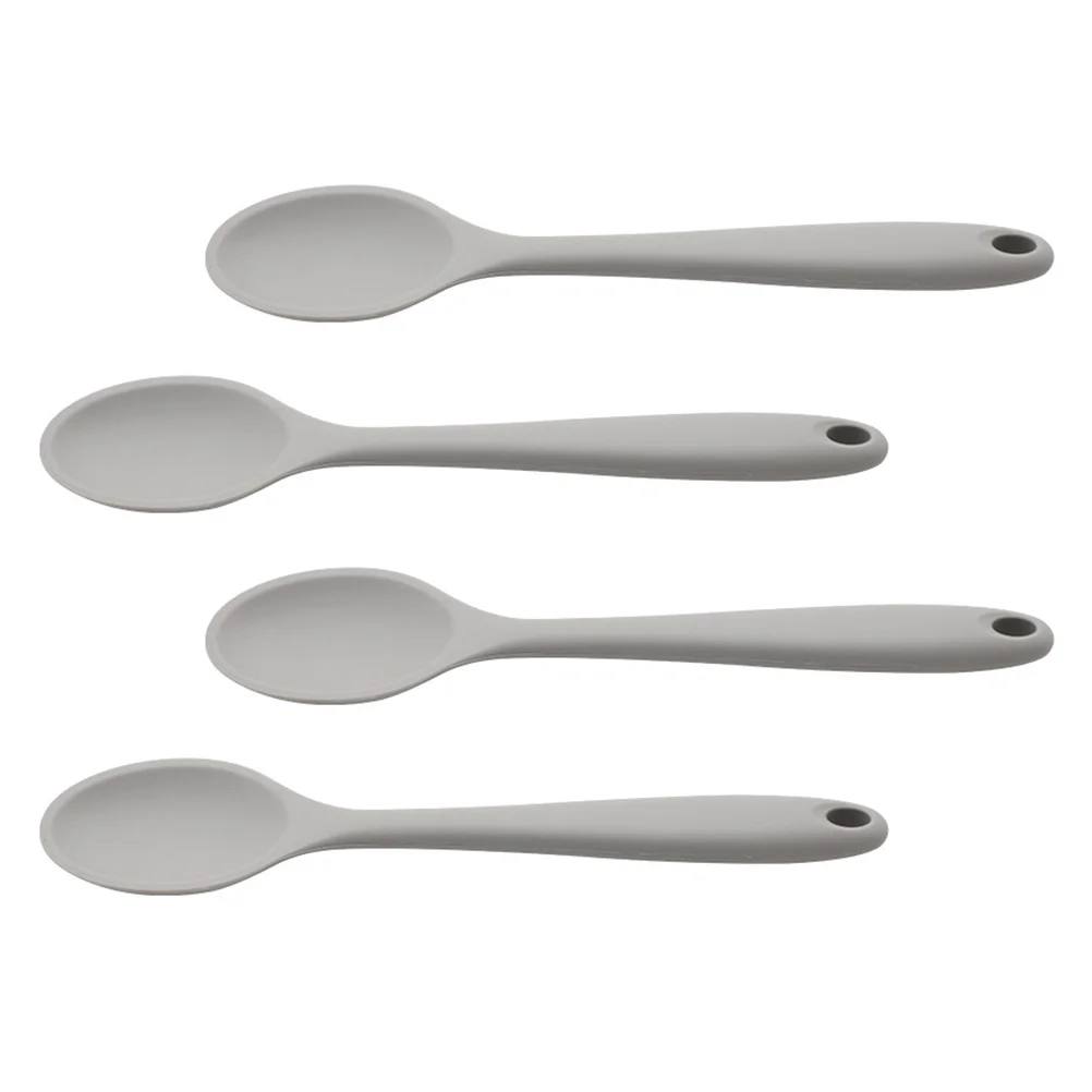 

4pcs Spoons Mixing Spoons Cooking Spoons Spoons Soup Spoons For Hotel Restaurant Home Kitchen